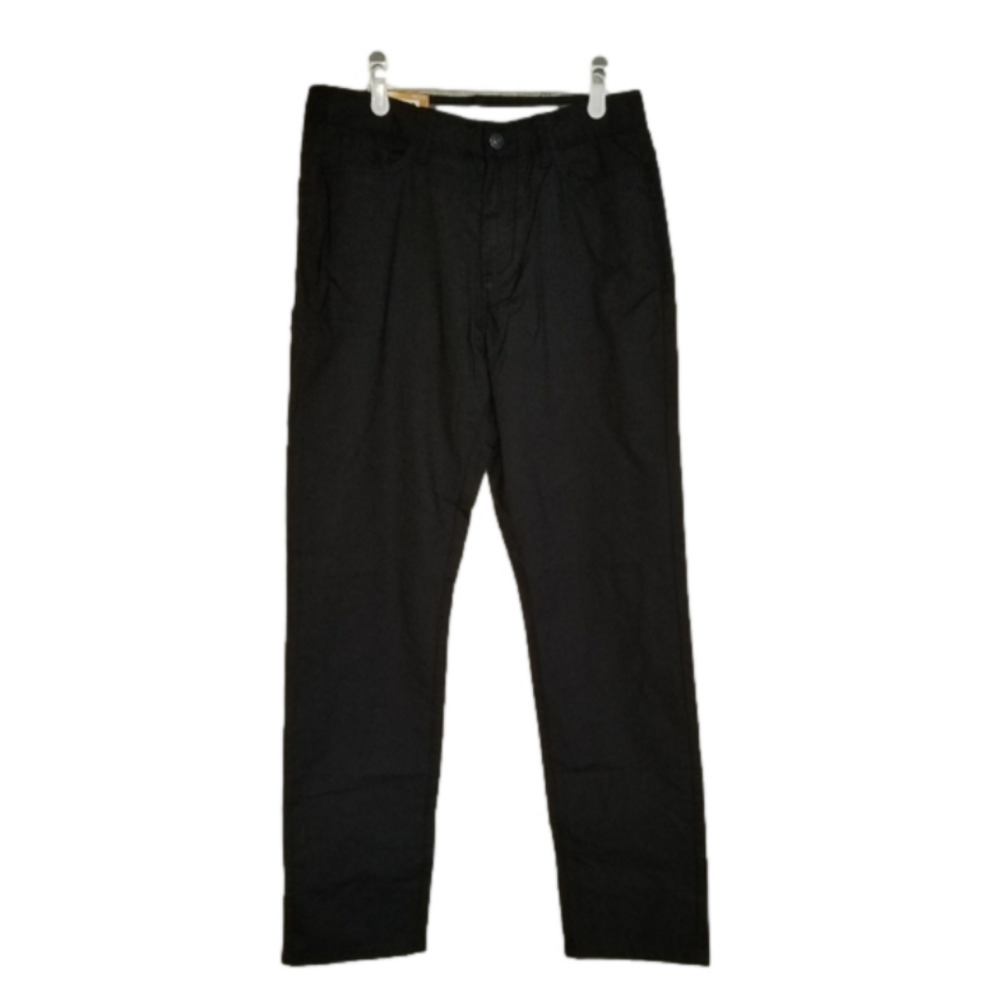 Denver Hayes Charcoal Heather Grey Stretchy Athletic Chinos Size 30x32 NWT